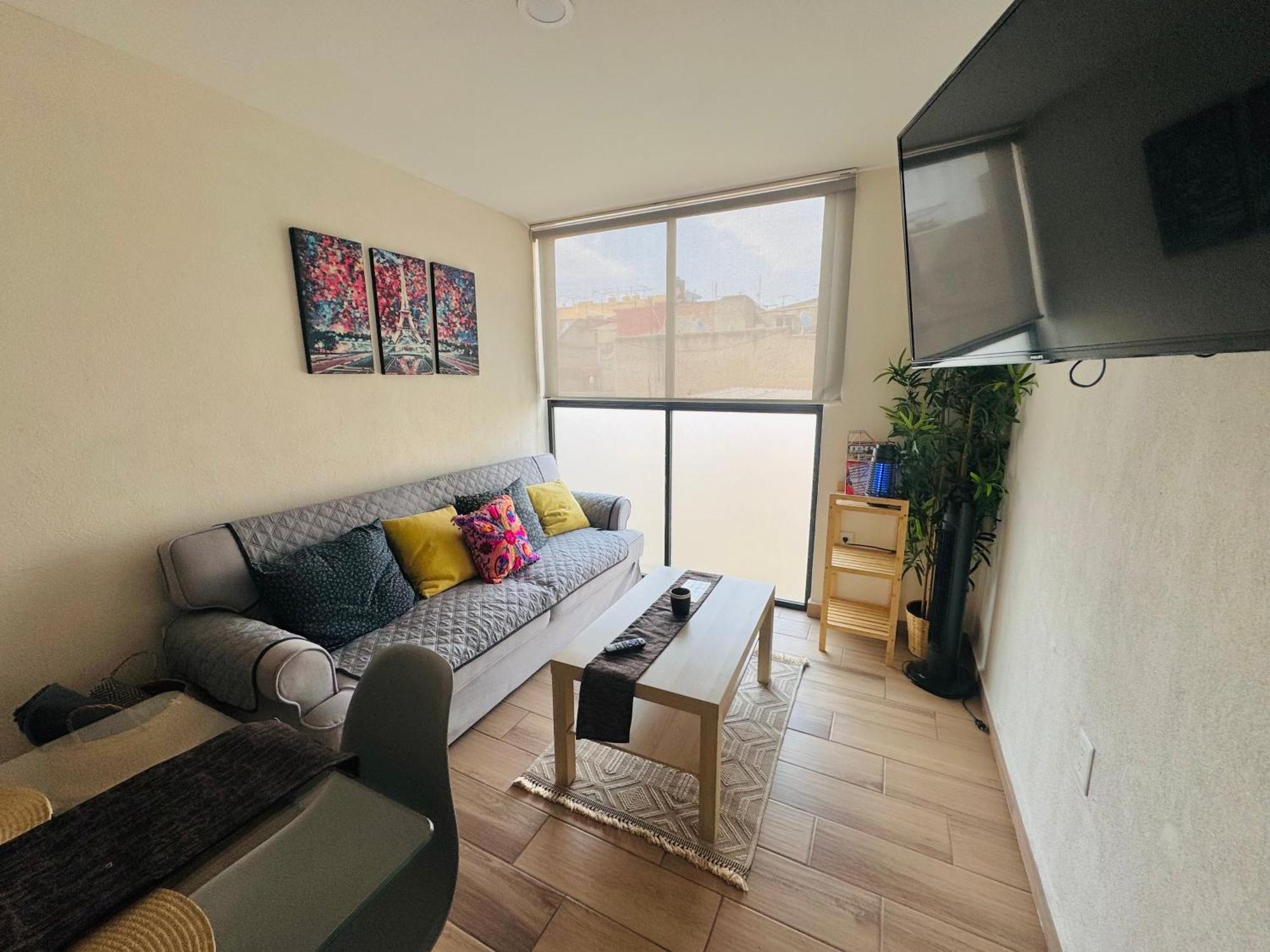 Cozy 2 Bedrooms 18 Min Away From The Airport Apartment Mexico City
